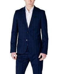 Antony Morato - Blue Polyester Blazer - Lyst