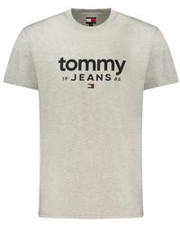 Tommy Hilfiger - Grigio Cotton Men's T - Lyst
