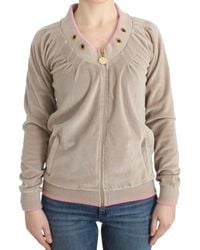 Roberto Cavalli - Zip Cardigan With Tone Accents - Lyst