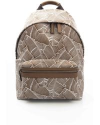 Cerruti 1881 - Elegant Leather Backpack With Front Pocket - Lyst