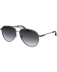 Trussardi - Gray Stainless Steel Sunglasses - Lyst