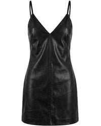 Trussardi - Black Polyester Dress - Lyst