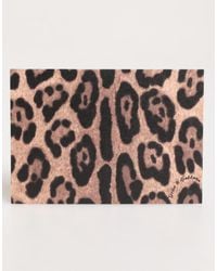 Dolce & Gabbana - Leopard Print Envelope Paper Post Card Holder - Lyst