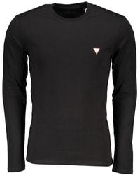 Guess - Black Cotton T - Lyst