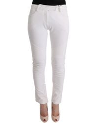 Ermanno Scervino - Chic Slim Fit Cotton Trouser - Lyst