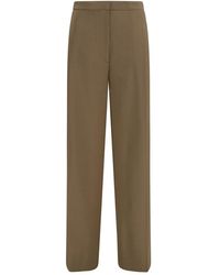 Lardini - Brown Wool Oves Aries Casual Pants - Lyst