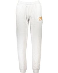 Roberto Cavalli - Bianco Cotton Men Hoodie - Lyst