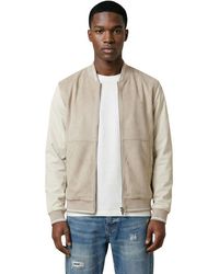 Antony Morato - Beige Polyester Bomber - Lyst