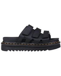 Dr. Martens - Black Leather Platform Pumps - Lyst