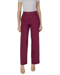 Street One - Purple Viscose Jeans & Pant - Lyst