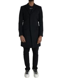 Dolce & Gabbana - Single Breasted Trench Coat Jacket - Lyst