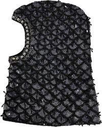 Dolce & Gabbana - Wool Crystal Embellished Balaclava Hat - Lyst