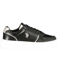 U.S. POLO ASSN. - Black Polyurethane 's Sneaker - Lyst