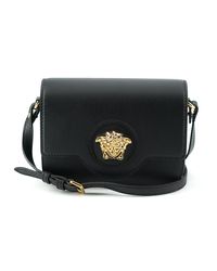Versace - Elegant Calf Leather Shoulder Bag - Lyst