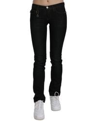 CoSTUME NATIONAL - Chic Mid Waist Slim Fit Denim Jeans - Lyst