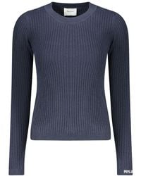 Pepe Jeans - Blue Cotton 's Sweater - Lyst