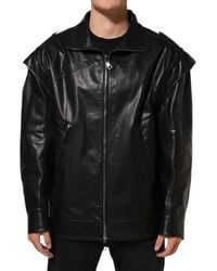 Dolce & Gabbana - Leather Jackets - Lyst
