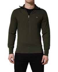 Aeronautica Militare - Militarygreen Halfzip Sweatshirt Sweater - Lyst