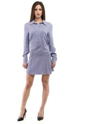 Moschino - Multicolor Marabou Casual Dress - Lyst