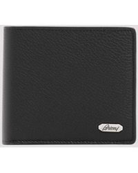 Brioni - Black Leather Wallet - Lyst