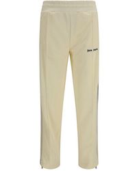 Palm Angels - Beige Polyester Athletic Pants - Lyst