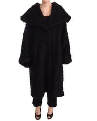 Dolce & Gabbana - Sleek Runway Fur Cape Trench Jacket - Lyst