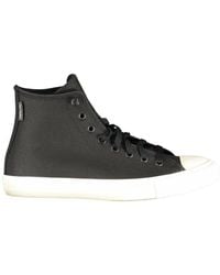Converse - Nero Leather Unisex Sneaker - Lyst