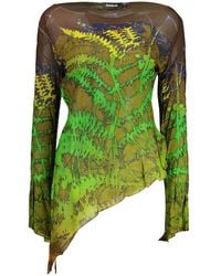 Desigual - Brown Viscose 's Top - Lyst