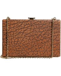 Dolce & Gabbana - Leather Frame Clutch Mini Crossbody Bag - Lyst