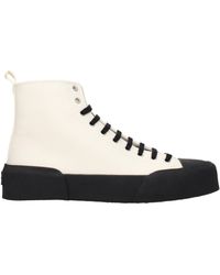 Jil Sander - Fabric High Top Sneakers - Lyst