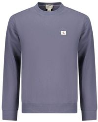 Calvin Klein - Blue Cotton Men's Sweatshirt - Lyst