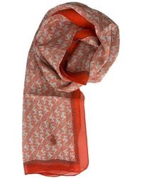 Borbonese - Red Silk Scarf - Lyst