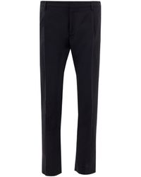 Valentino - Tailored Wool Blend Trousers - Lyst
