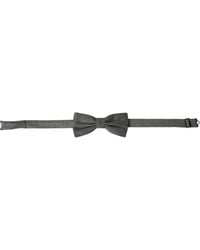 Dolce & Gabbana - Silk Patterned Adjustable Neck Papillon Bow Tie - Lyst