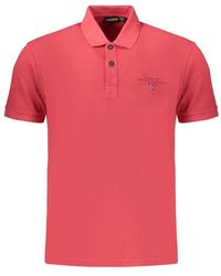 Napapijri - Red Cotton Men's Polo Shirt - Lyst