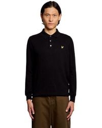 Lyle & Scott - Black Cotton Sweatshirt - Lyst