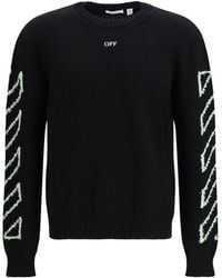 Off-White c/o Virgil Abloh - Black Cotton Sweatshirt - S - Lyst