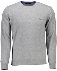 Harmont & Blaine - Gray Wool Men Sweater - Lyst