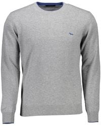 Harmont & Blaine - Gray Wool Men Sweater - Lyst