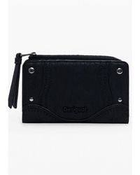 Desigual - Studded Ziparound Wallet - Lyst