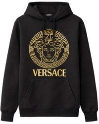 Versace - Medusa Logo Hoodie - Lyst