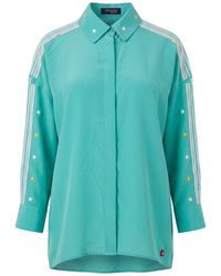 Trussardi - Green Polyester Shirt - Lyst