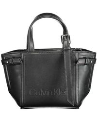 Calvin Klein - Polyester Handbag - Lyst