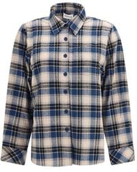 P.A.R.O.S.H. - Blue Cotton Pattern Shirt - Lyst