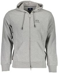 La Martina - Elegant Hooded Sweatshirt For - Lyst