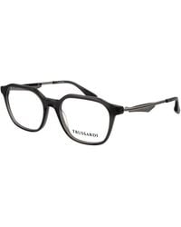 Trussardi - Gray Acetate Glasses (frames) - Lyst