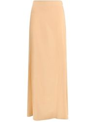 Kristina Ti - Orange Silk Long Skirt - Lyst
