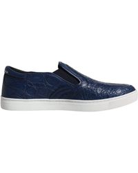 Dolce & Gabbana - Croc Exotic Leather Sneakers Shoes - Lyst