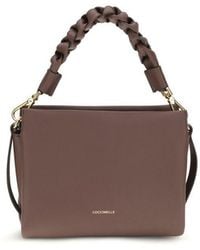 Coccinelle - Brown Calf Leather Bos Taurus Handbag - Lyst