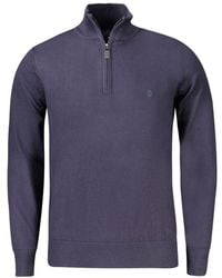COVERI MOVING - Blue Viscose Men Sweater - Lyst